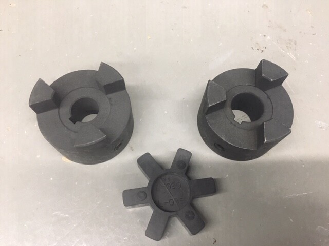 Lovejoy Flexible L095 Type Jaw Coupler & Rubber Spider Motor Shaft Hub Coupling