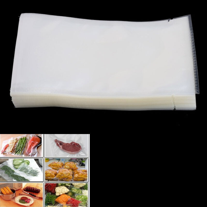 100 / 300 Quart BPA Free Vacuum Food Sealer bags 8″x12″ Embossed for FoodSaver