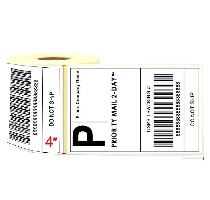 40 Rolls 4×6 Direct Thermal Shipping Labels – 250 per roll – 10000 labels