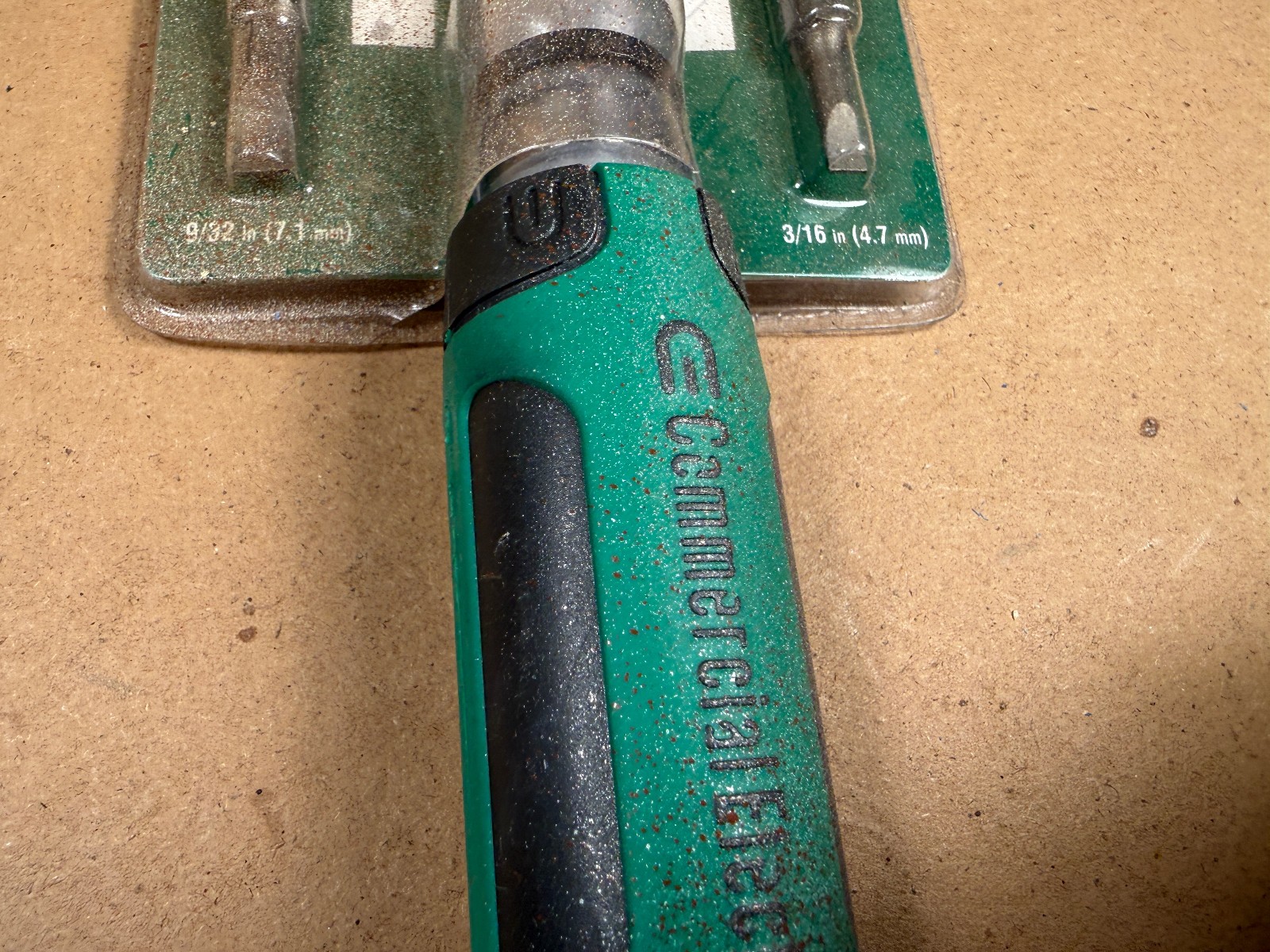 Commercial Electric 5-in-1 Screwdriver with Spinner for Wire Nuts – NOS Painted