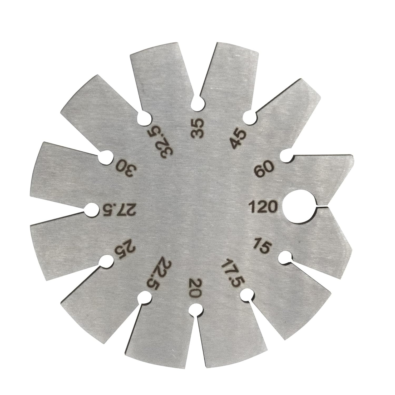 Stainless Steel Bevel Gauge – 15°-120° Knife & Axe Angle Finder | Precision Tool