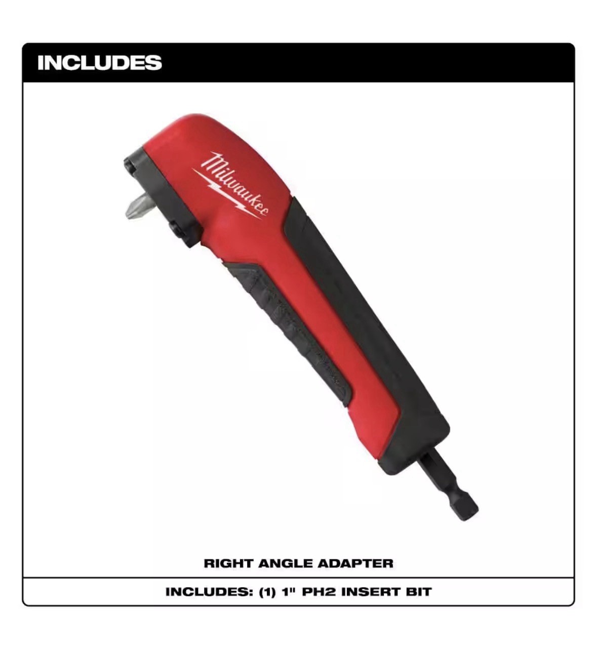 Milwaukee 48-32-2390 SHOCKWAVE Impact Duty Impact Right Angle Adapter – NEW
