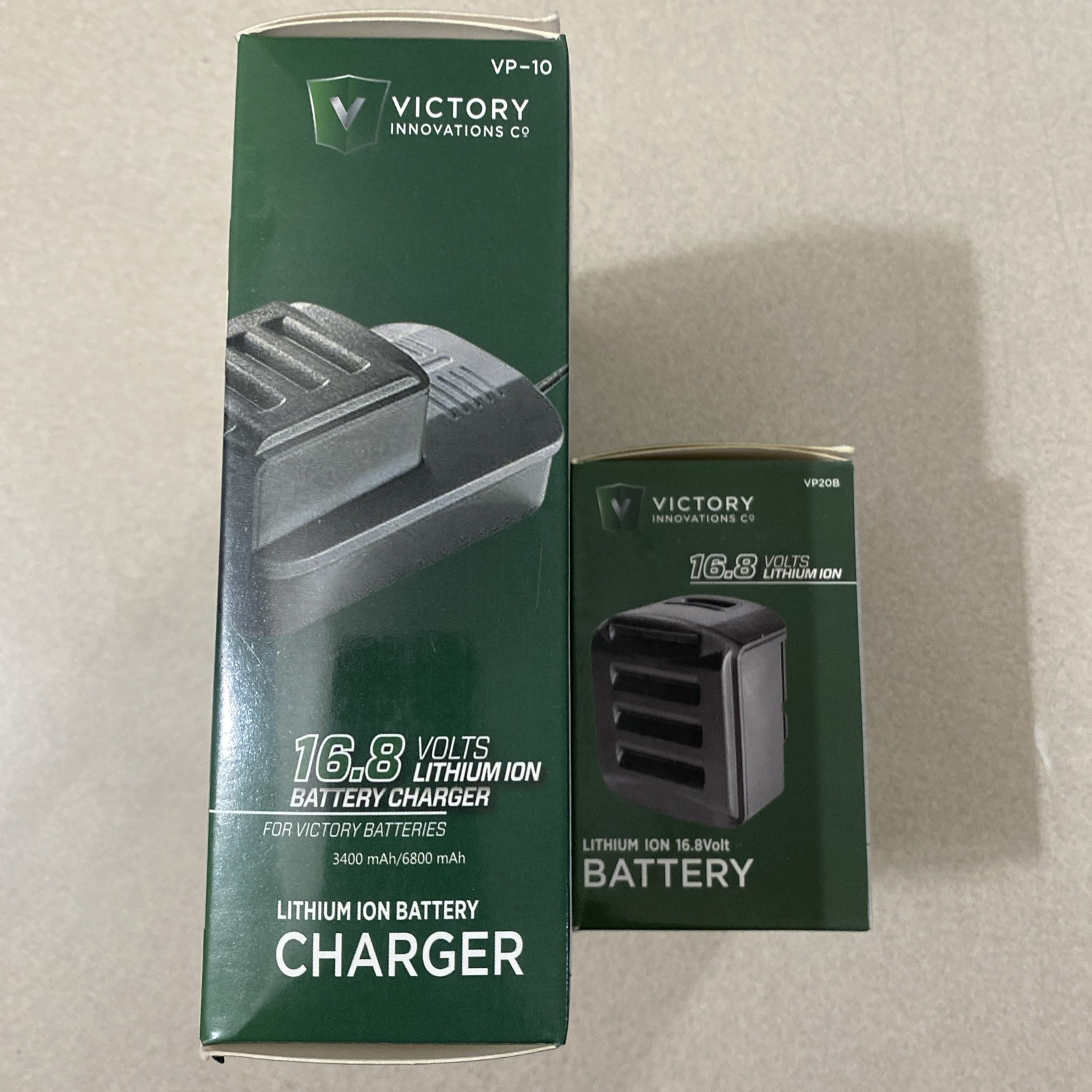 Victory Innovations 16.8V Lithium Ion Battery And CHARGER