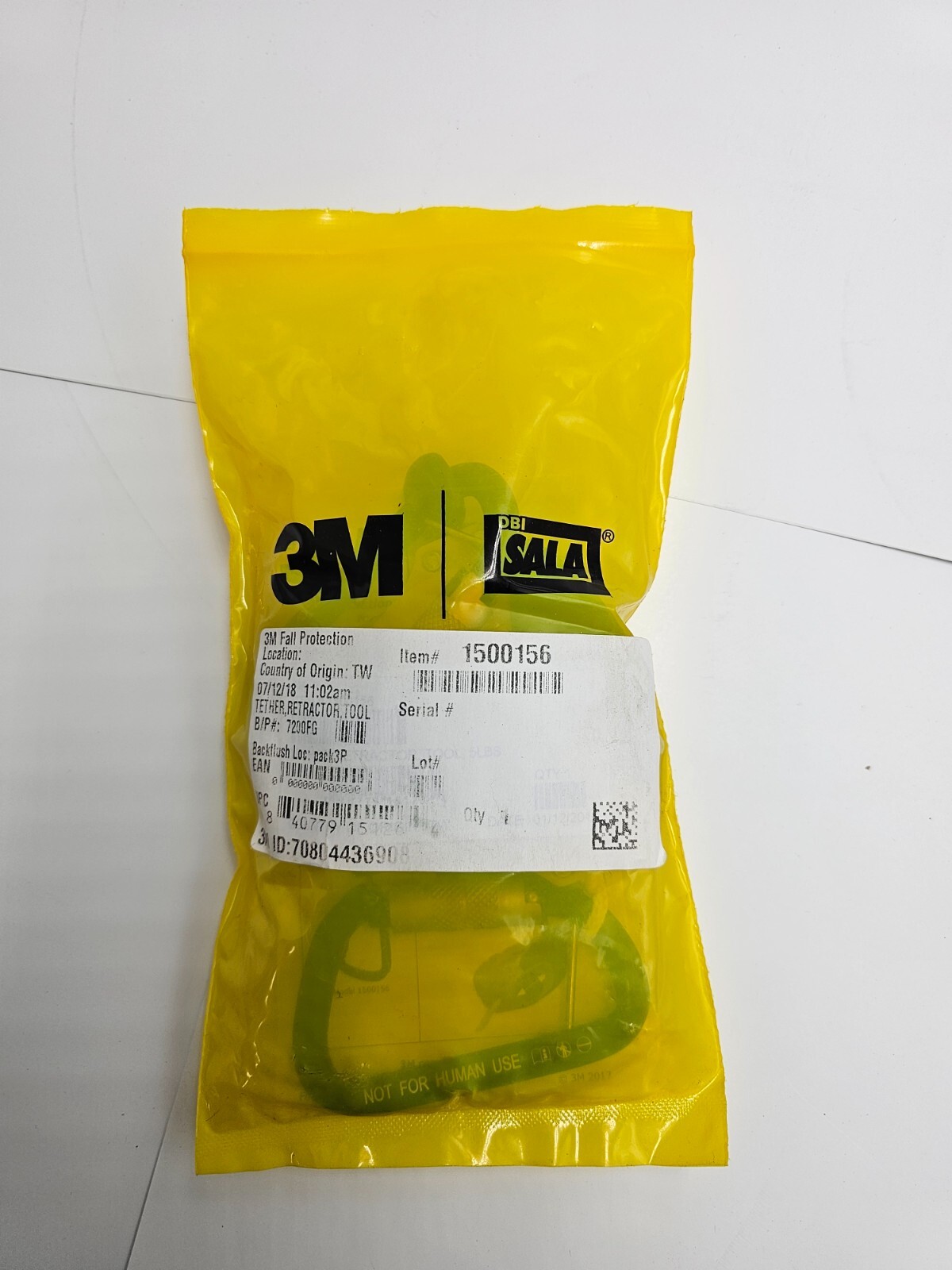 3M Dbi-Sala Tool Lanyard Retractable 1500156 Weight Capacity 5 lb. (2.3 kg)