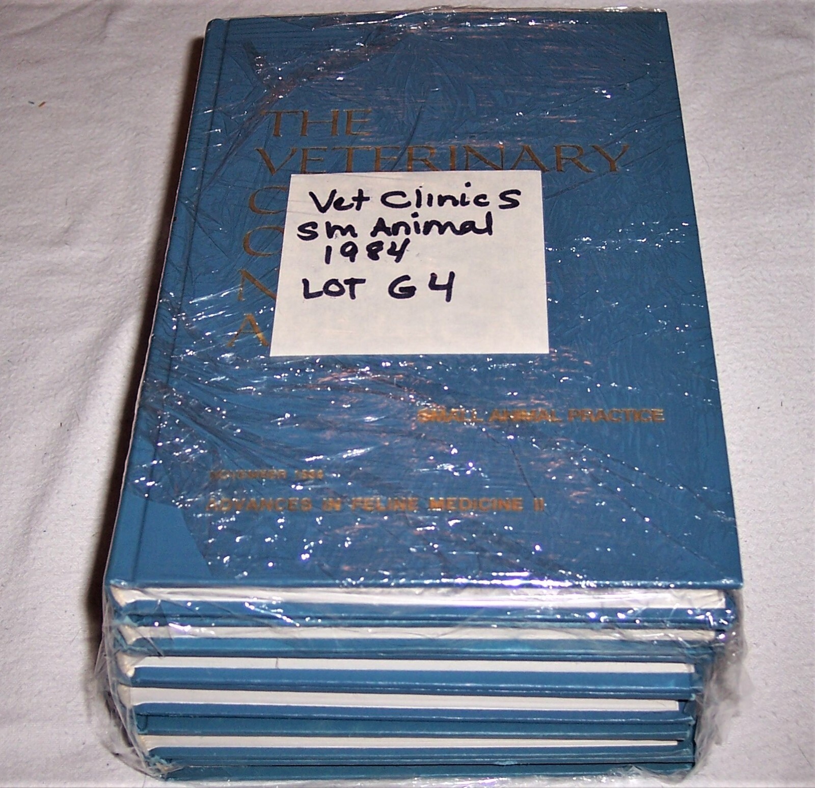 Veterinary Clinics of America Book G4 LOT of 6 Small Animal 1984 As-Is Sale READ