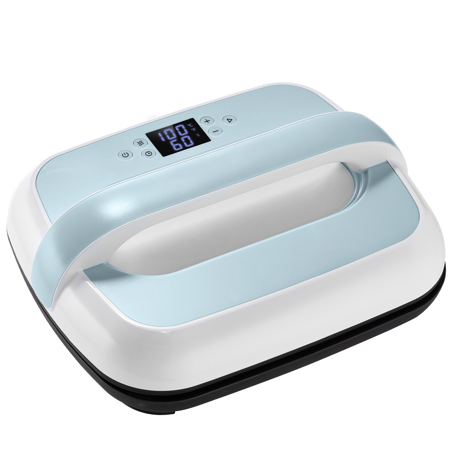 Heat Press Machine 12 x 10 in Portable Heat Transfer Machine Blue+White