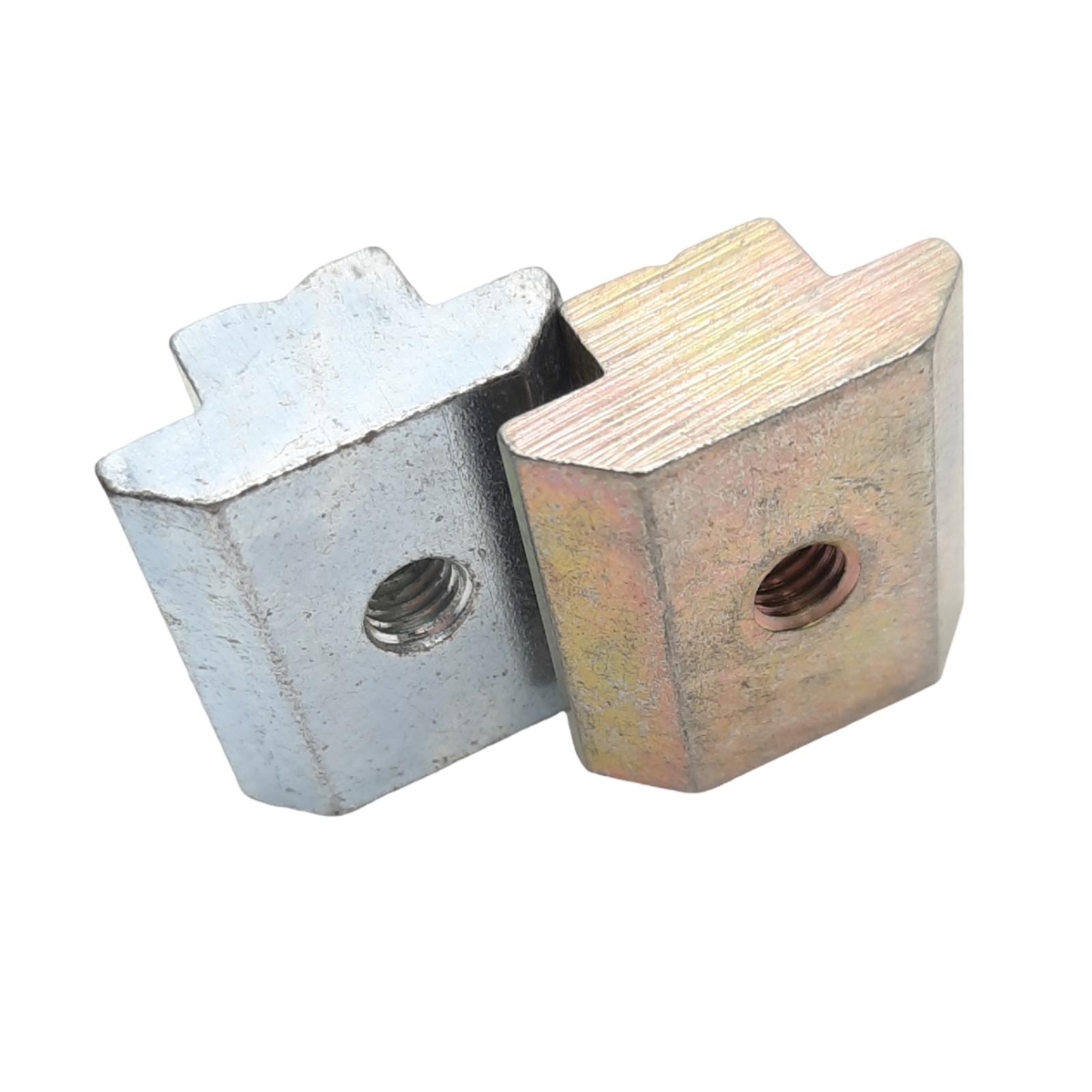 Lot of 100 Extrusion T-Slot Nuts, 19.5×10.6mm, M5, B, Slot 10, Mixed Materials