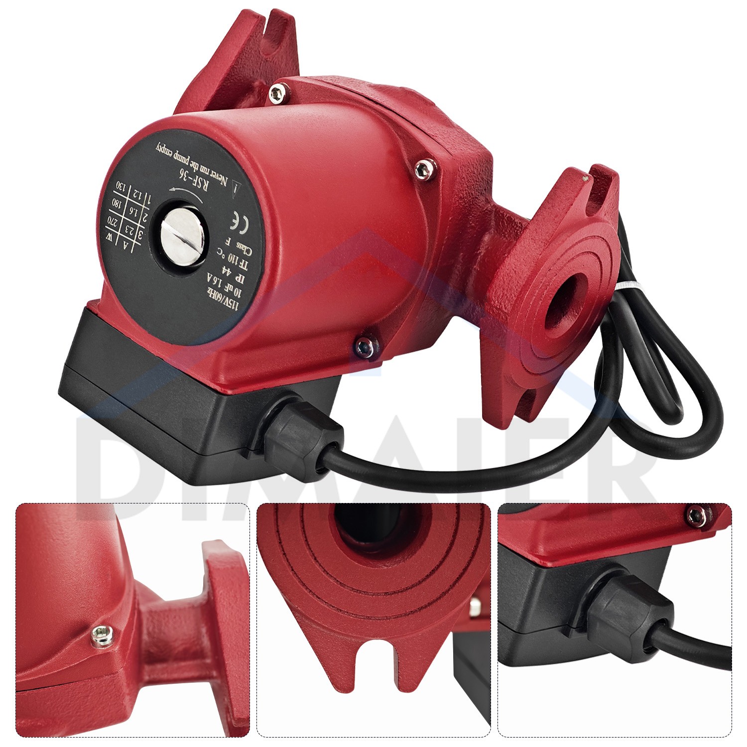 103400 For Bell & Gossett NRF-36, 1/6 HP, 115 Volts,3-Speed Circulator Pump