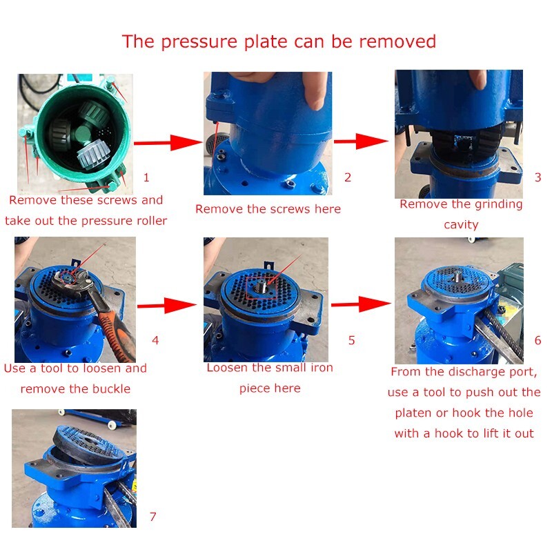 INTBUYING® Feed Pellet Machine 200KG/H Fodder Press Pelletizer 10mm Plate 220V