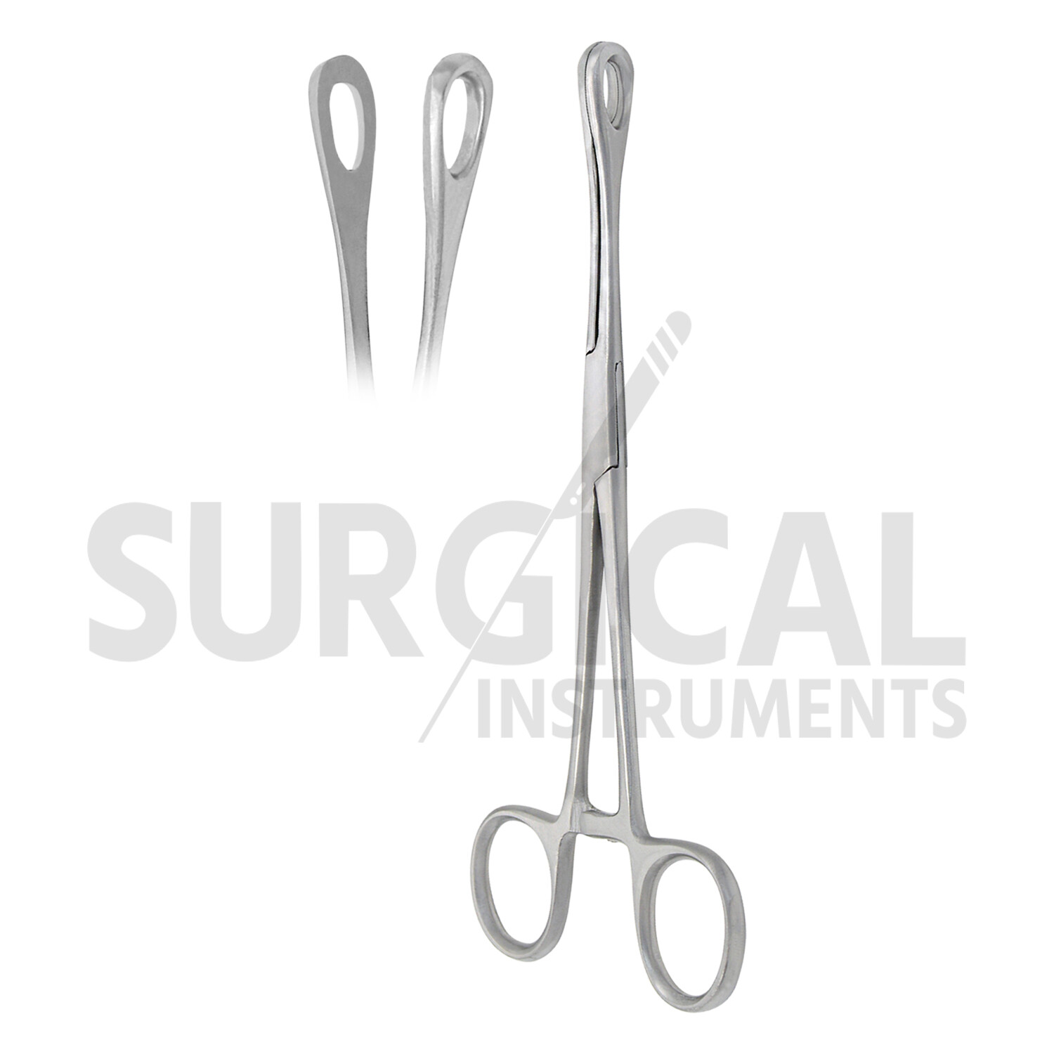 Sponge Forceps Surgical OB/GYN Smooth Jaw 7″ Straight Body Piercing German Grade