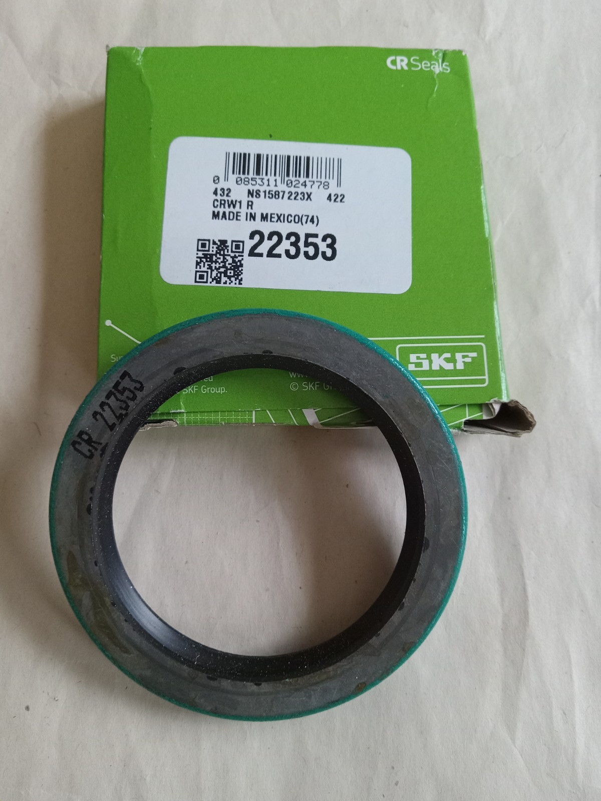 SKF 22353 Single Lip Oil Seal 2.250″ Shaft Dia x 3″ OD x .375″ W