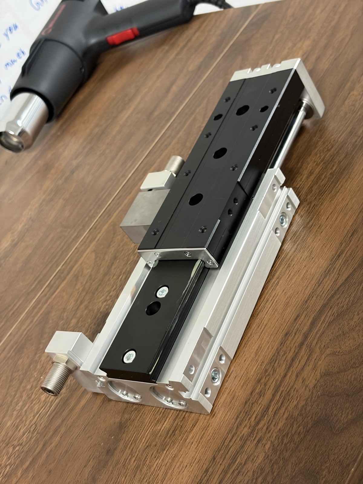 CKD LCG-Q-20-150-UP4 Linear Slide Cylinder w/ Sensor Cable