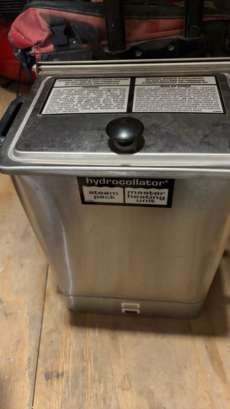 Chattanooga Hydrocollator Hot Pack Heater E-1 Model 2102 Physical Rehab