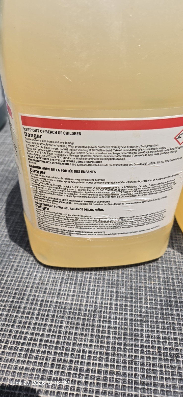 ECOLAB 6113326 Trupower All Purpose Dishmachine Detergent 4 Gallons