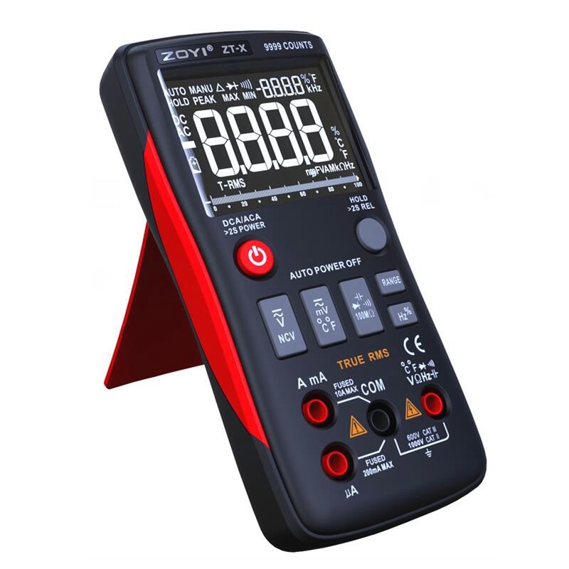 ZOYI ZT-X TRUE RMS Digital Multimeter Auto Range With NCV DATA HOLD LCD Backligh