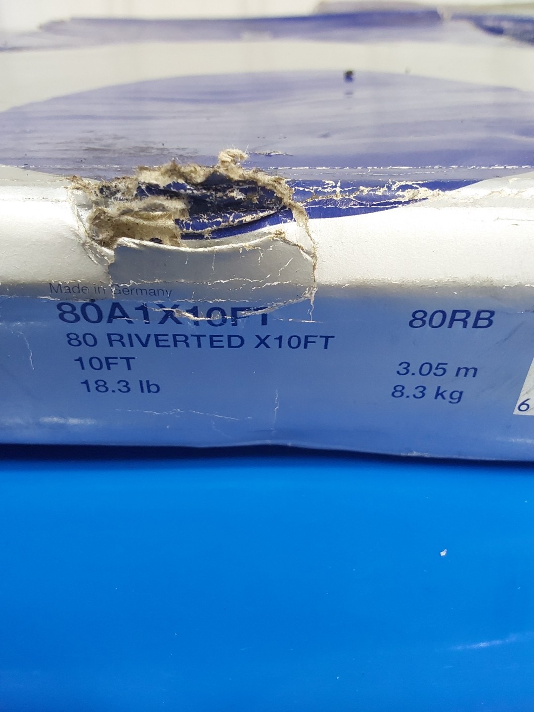 RENOLD, 80A1X10FT Single Roller Chain 10ft 1in