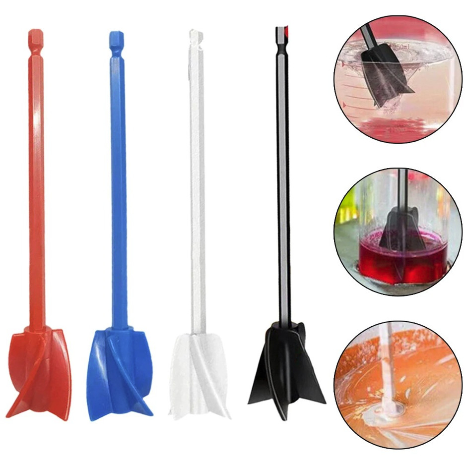 1pc Epoxy Resin Mixer Paddle Drill Attachment Paint Stirrer Tool – NEW