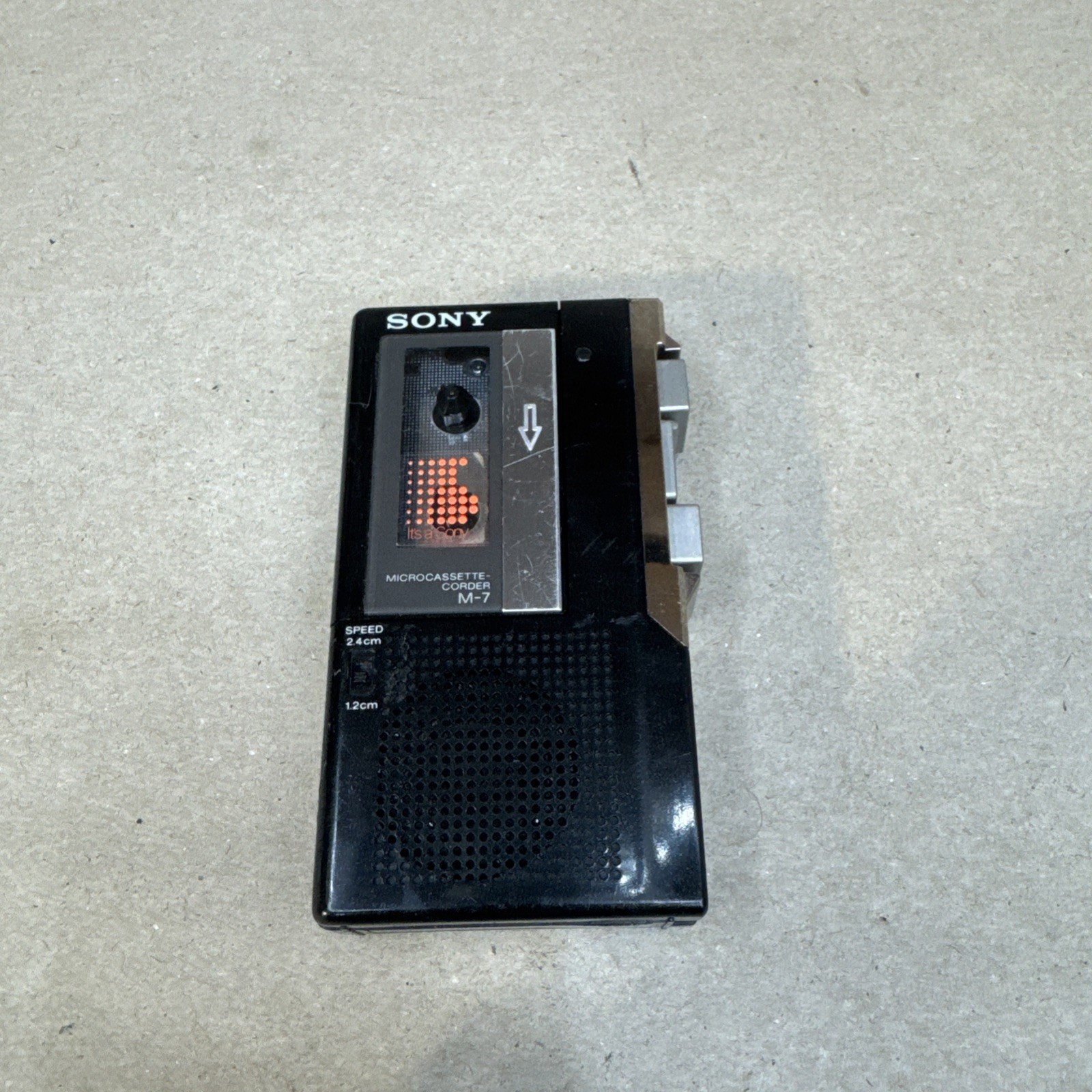 Sony M-750v/750/760V Voice Operated Recording Micro recorder Tested And Works!