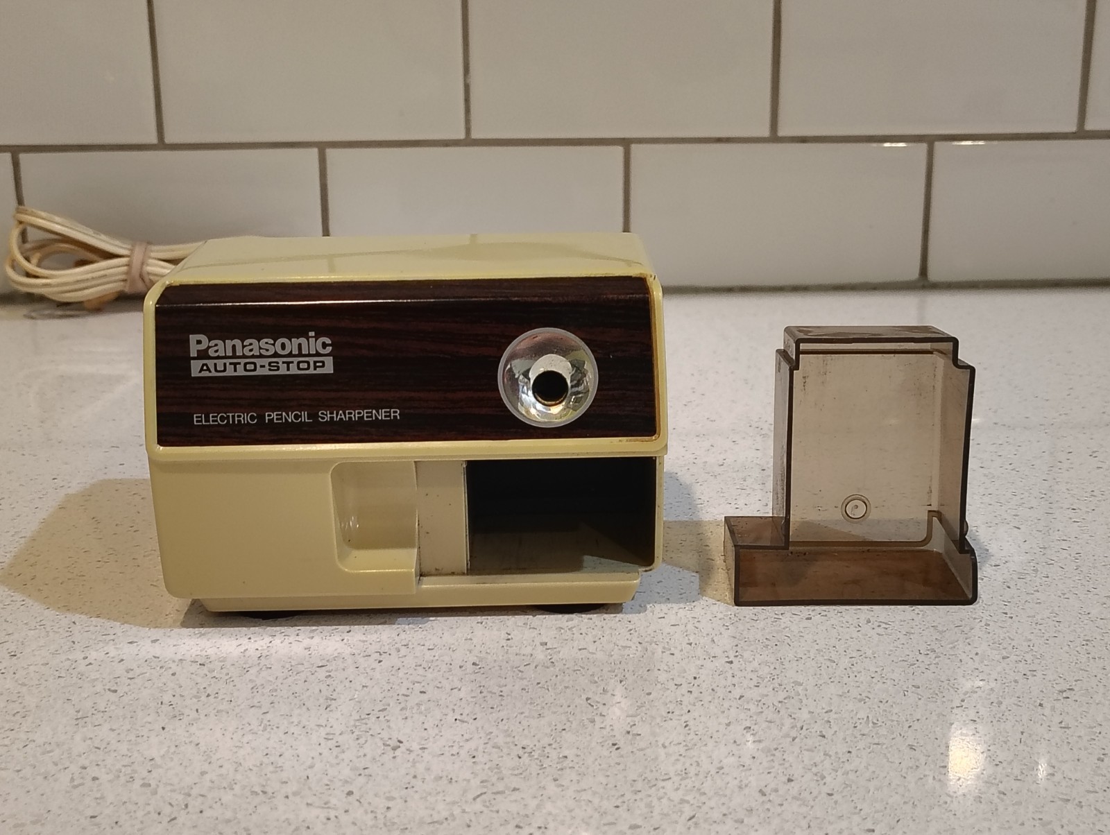 Vintage Panasonic KP-110 Auto-Stop Electric Pencil Sharpener Made in Japan Works