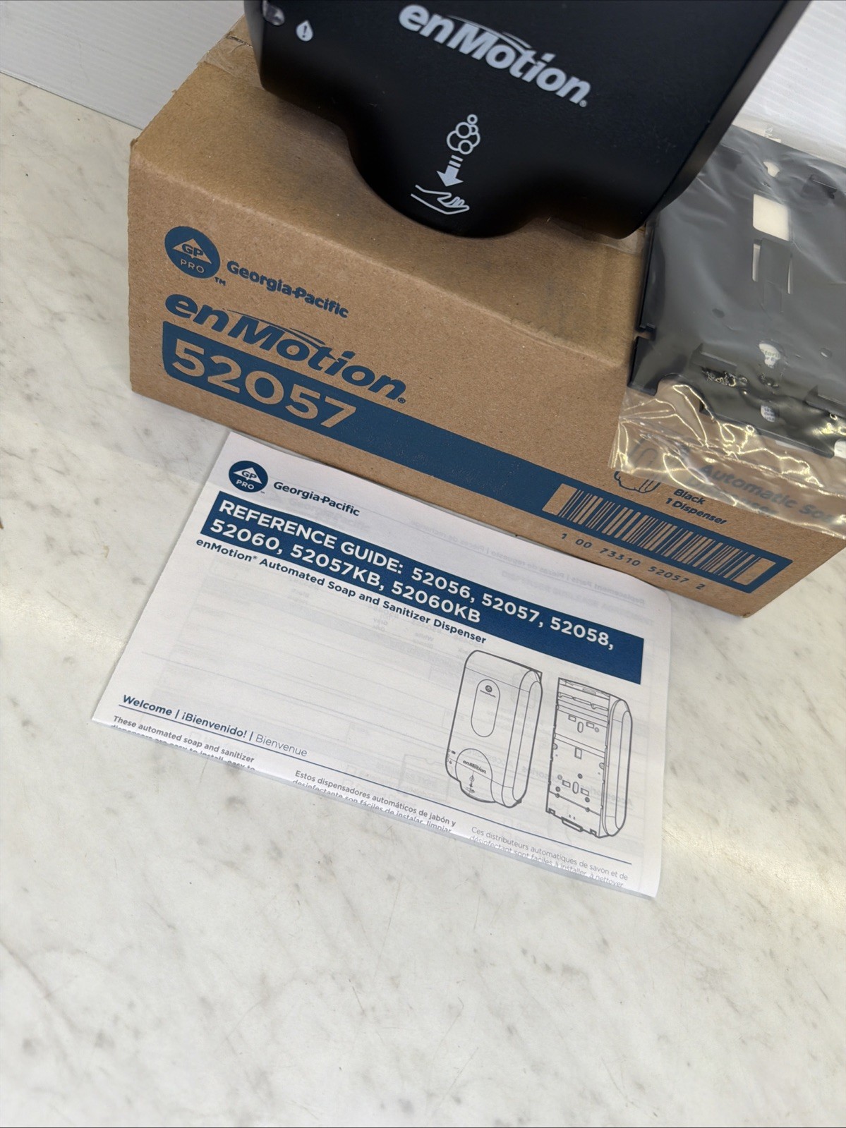 Georgia Pacific enMotion 52057 Automated Soap Dispenser Black New