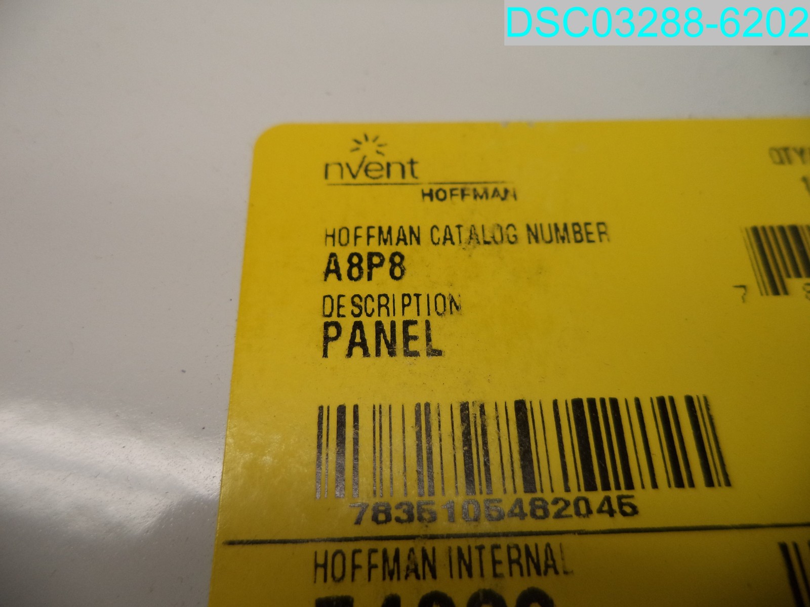 QTY=4: A8P8 nVent HOFFMAN 54820 Enclosure Panel 783510548209