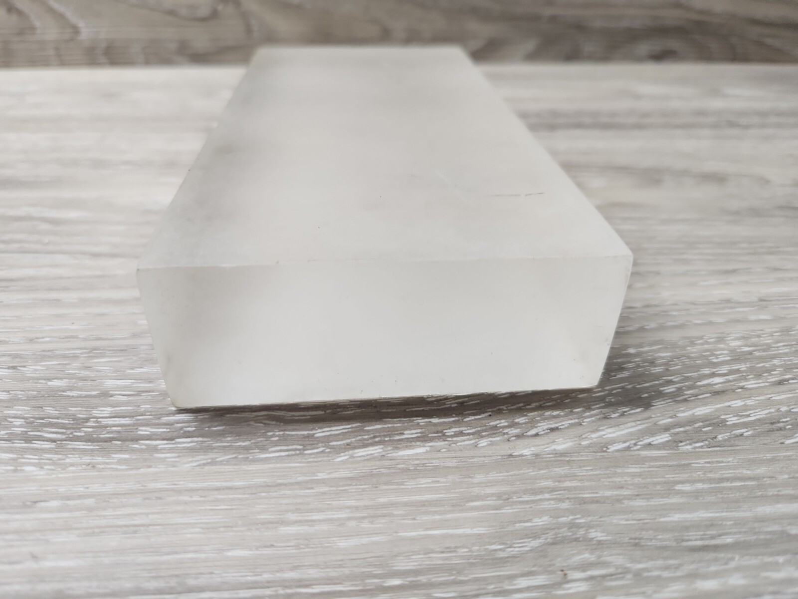 Plastic Block stock for machining projects ( Unknow Material) 7.5×3.5by 1‐3/8 “