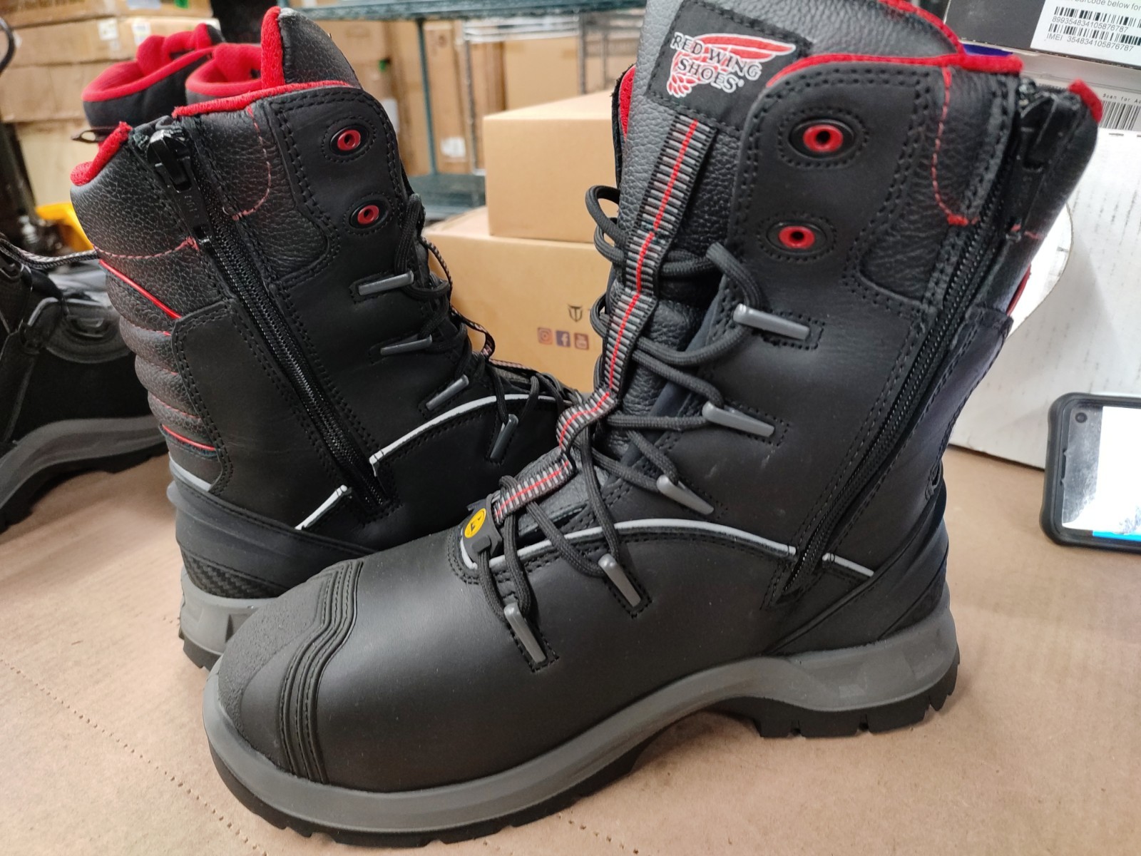 Red Wing Petroking 8 Inch 3206 Waterproof Safety Work Boots Men’s Size 8 US