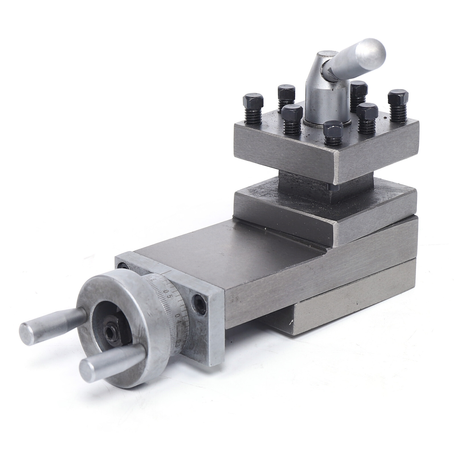 7.09″ Swing Lathe Tool Slide Compound Lathe tool holder tool post 180MM Swing US