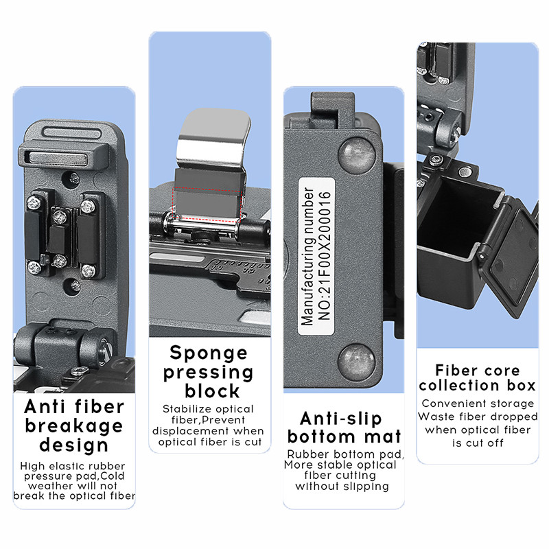 New Optical Fiber Cleaver 3-in-1 Fixture Fiber-Fusion Splicer Kit Necessary Tool