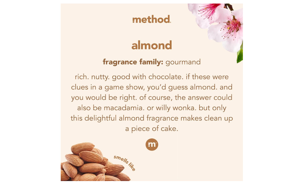 Method Hardwood Floor Cleaner 25 oz Almond Ready to Use 1 Pack