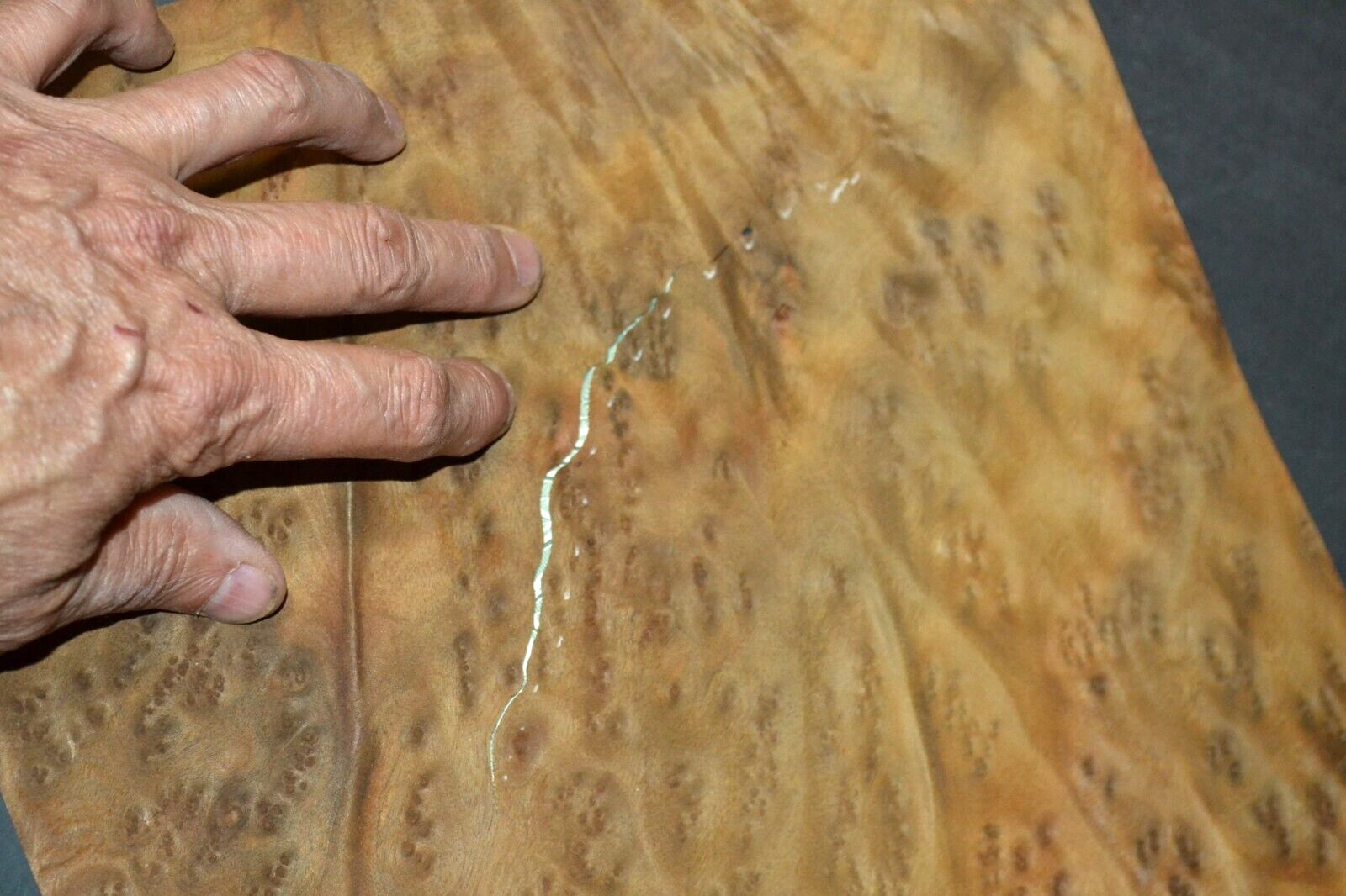 Camphor Burl Raw Wood Veneer Sheet 12 x 12 inches 1/42nd thick 4672-81