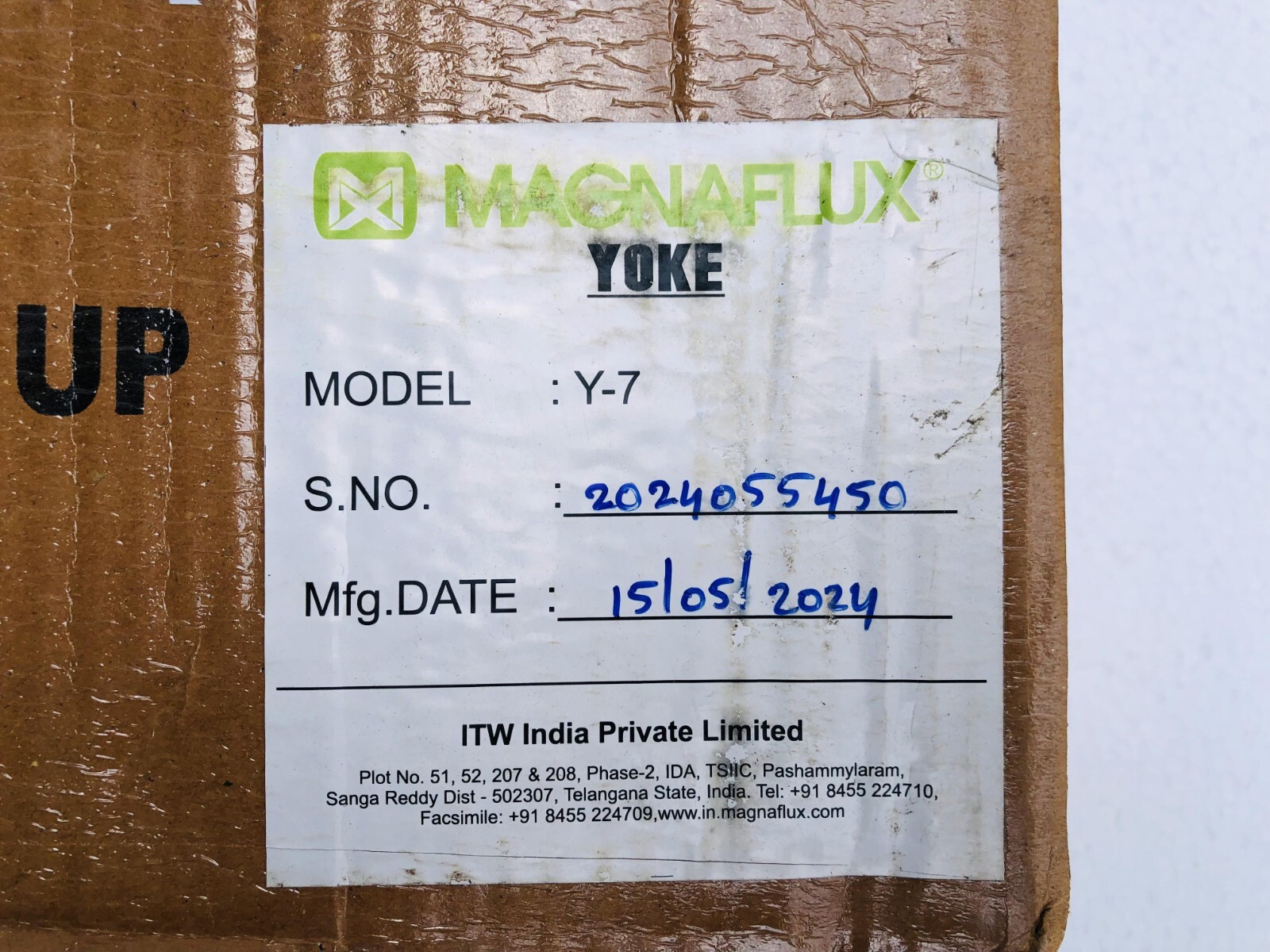 Magnaflux Y-7 AC/ DC NDT Magnetic Particle Testing Yoke 220V With Case