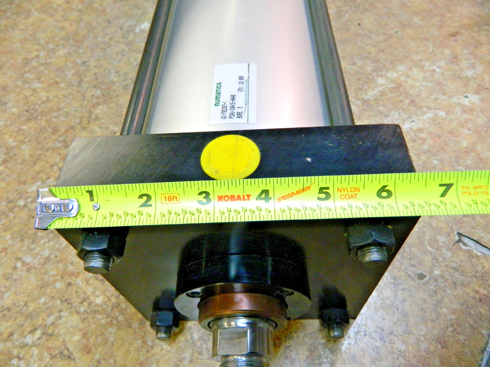 NUMATICS 6″ Bore X 24″ Stroke P2AU-24A1E-AAA0 Tie Rod Pneumatic Cylinder