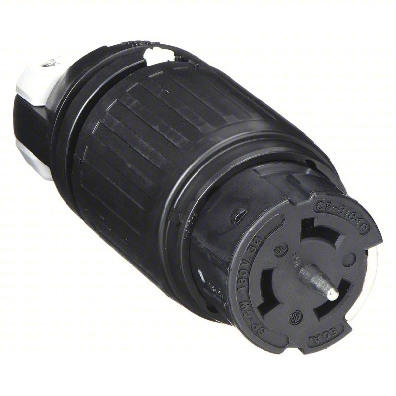 Hubbell CS8164C 50A 3-Phase Delta 480VAC 3P 4W Non-NEMA Female Locking Connector
