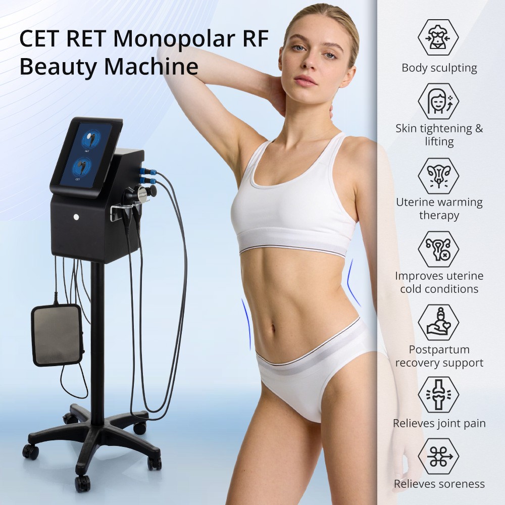 ALL-in-1 CET&RET Monopolar Beauty Machine Pain Rehabilitation Skin Tightening US