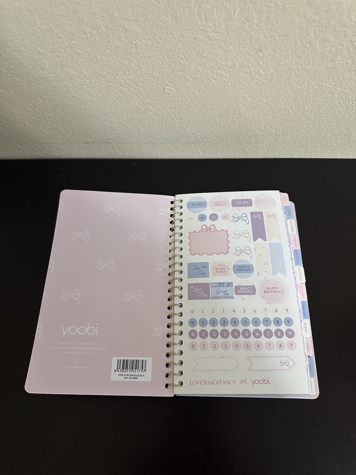 Love Shack Fancy X Target Yoobi Blooming Heirloom Ditsy 2026 2027 Planner