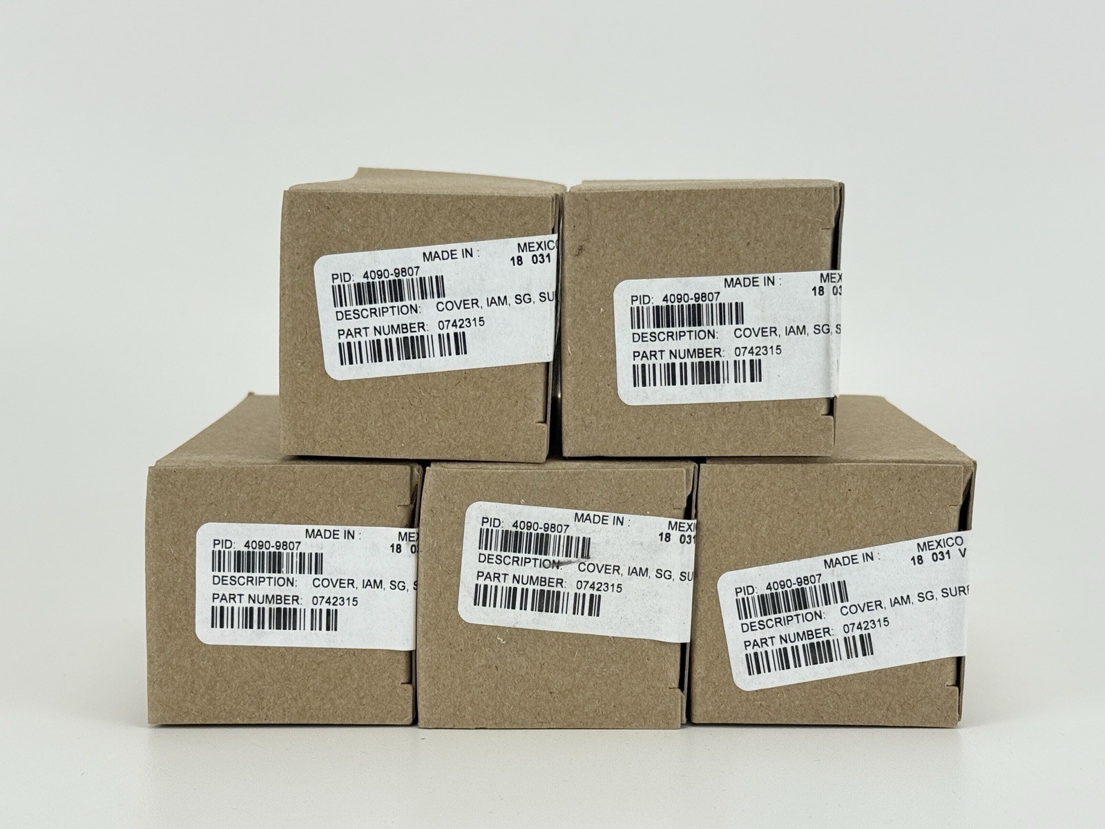 Lot of 5 Simplex 4090-9807 IAM Fire Alarm Cover (NEW IN BOX)