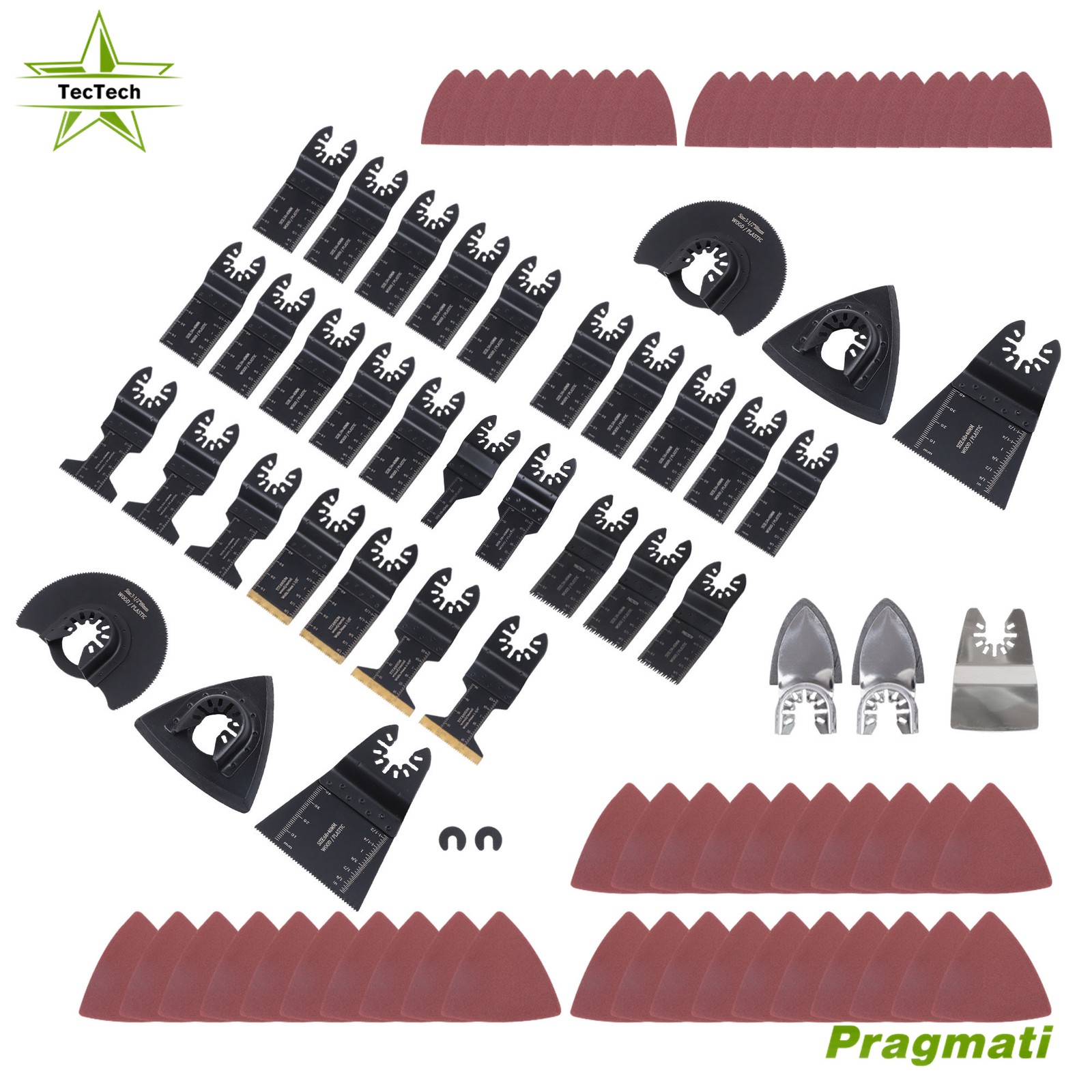 98 Pcs Oscillating Multitool Blades High Quality Quick Release Interface