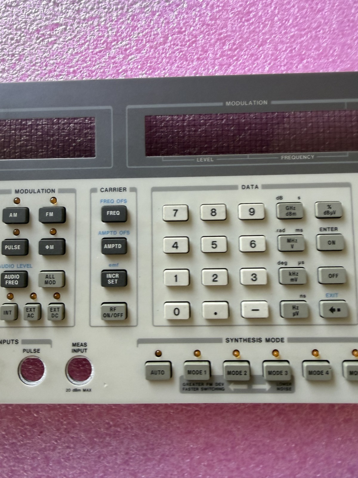 HP 8644B FRONT PANEL ASSEMBLY