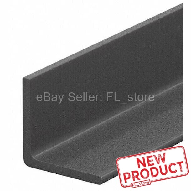 Fiberglass Angle Stock Dark Gray 1/4″ x 1-1/2″ x 1-1/2″ x 5 Feet Long 90° NEW
