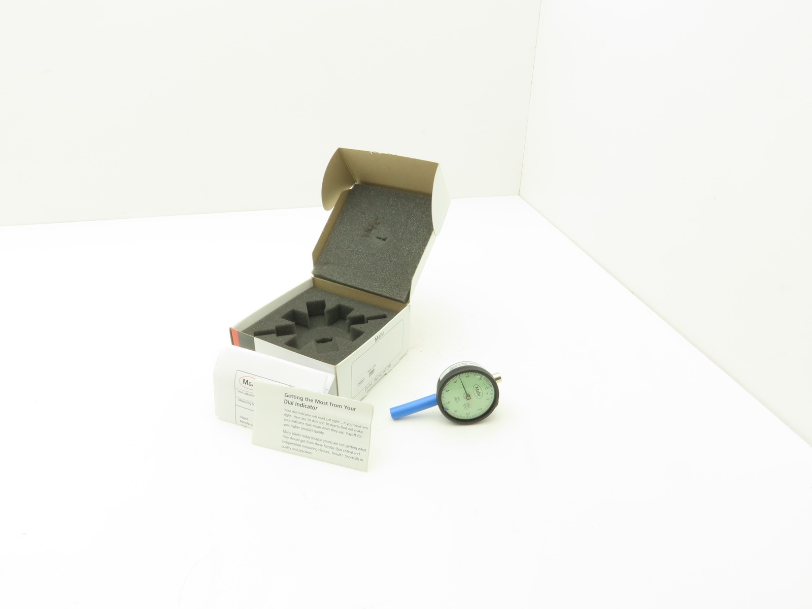 Mahr Federal 2015781 22IN MarCator Dial Drop Indicator 0-5-0 .025″Span .0001″