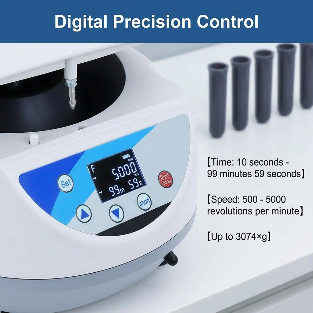 500–5,000 r/minCentrifuge Machine Lab Low Speed Desktop Centrifuge Machine Timer