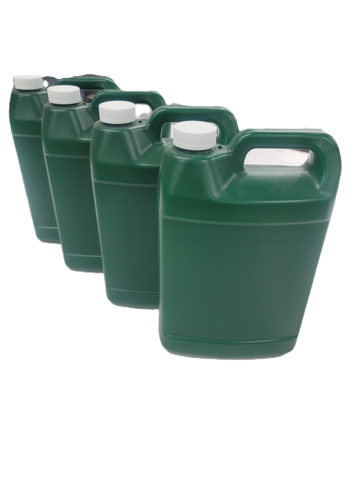 4 Pack – 1 Gallon (128oz) F-Style Hunter Green HDPE Jug with child proof cap