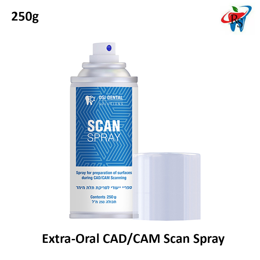 Dental Lab CAD/CAM 3D Extra-Oral Scan Spray for Dental Scanning 250g Fast Drying