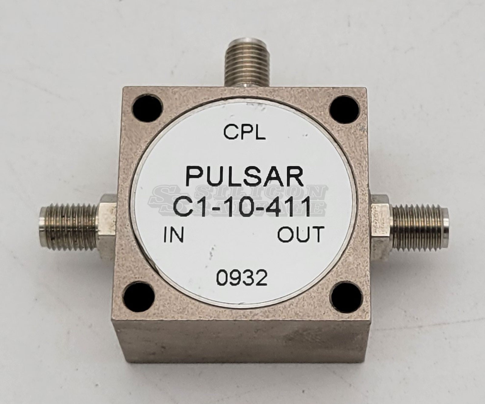 Pulsar Microwave C1-10-411 RF SMA Directional Coupler 1MHz-2GHz 1-2000MHz