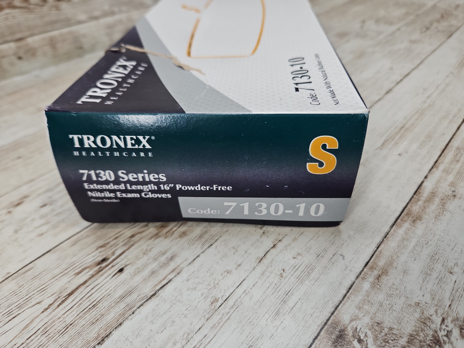 TRONEX 16″ Cuff Nitrile Exam Gloves DARK BLUE *1 DENTED BOX* Size: SMALL 50/Box
