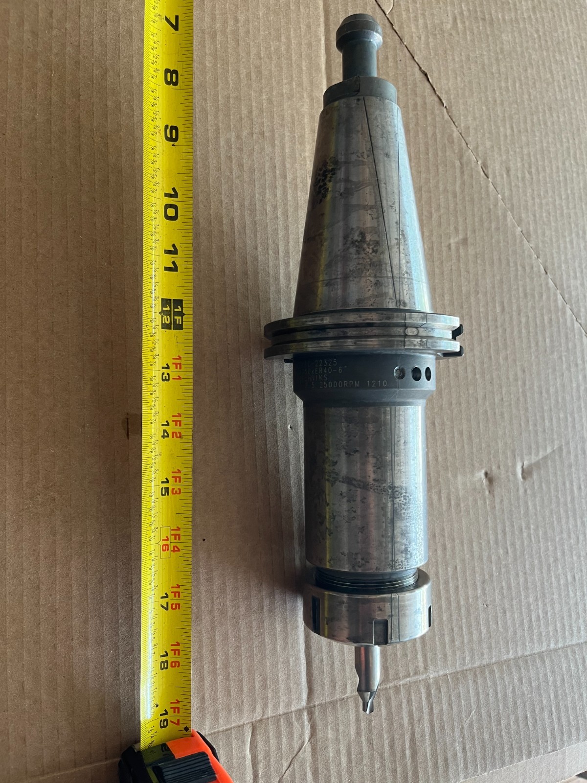Techniks CAT50 ER40 Collet Chuck CAT50XER40-6 – Precision High-Speed. #31. READ!