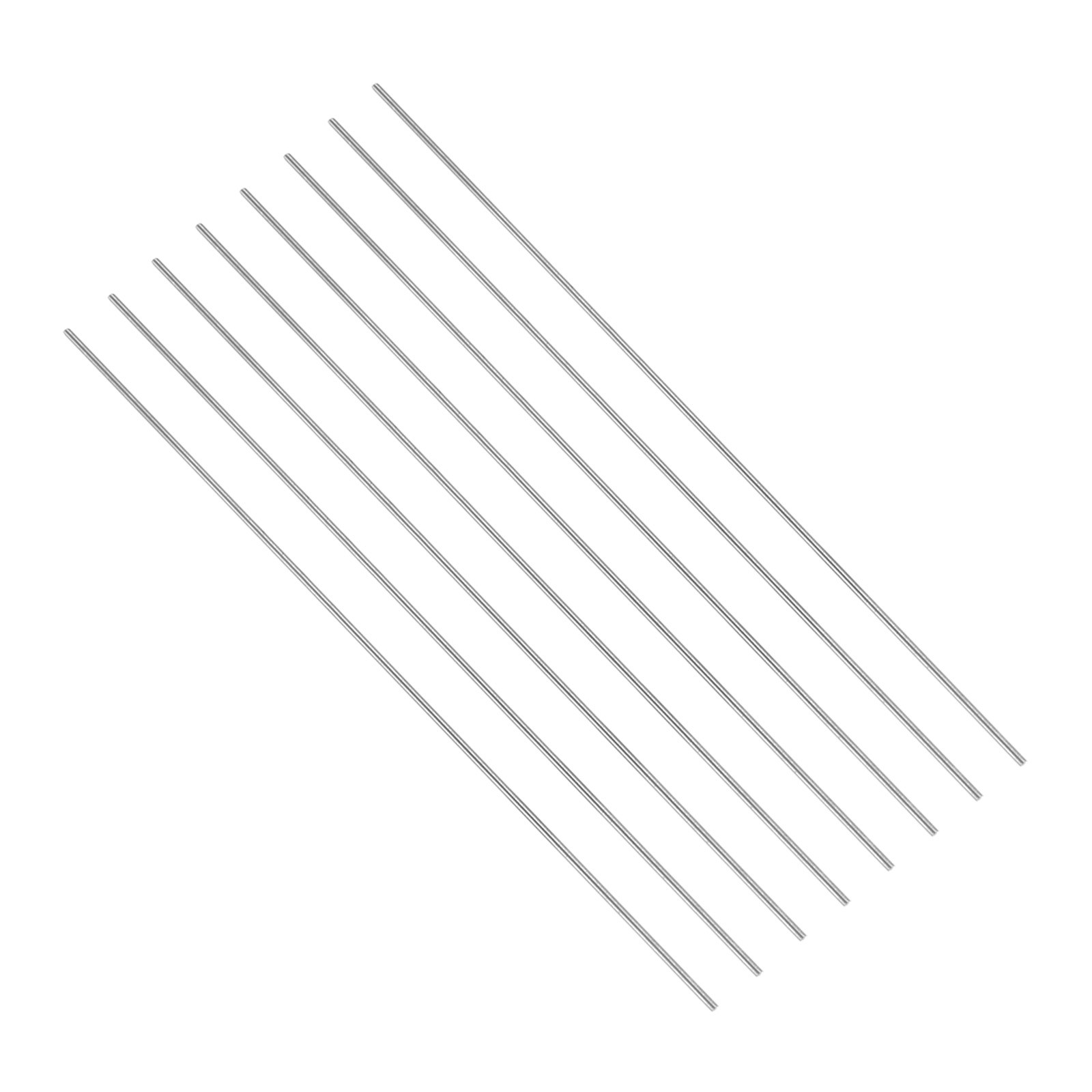 8 pcs 1.6mm Dia 254mm Length GR5 Metal Solid TC4 Titanium Round Bar[0.06 x 10IN]