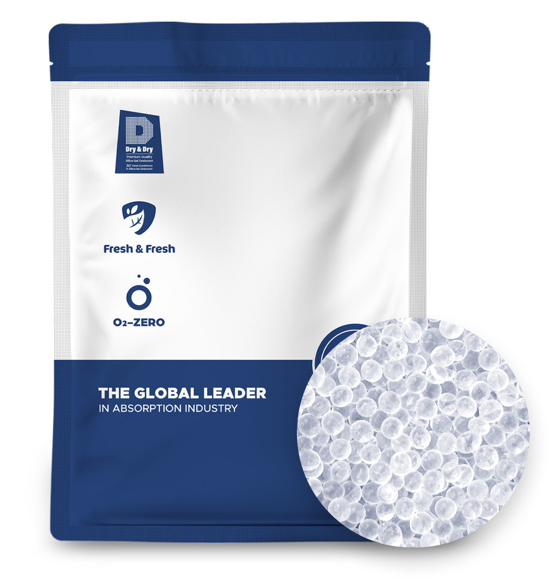 5 LBS «Dry & Dry» High Quality Pure White Silica Gel Desiccant Beads