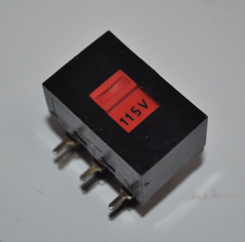 NOS AC 115V-220V 6 Terminal Voltage Selector Slide Switch – 4021